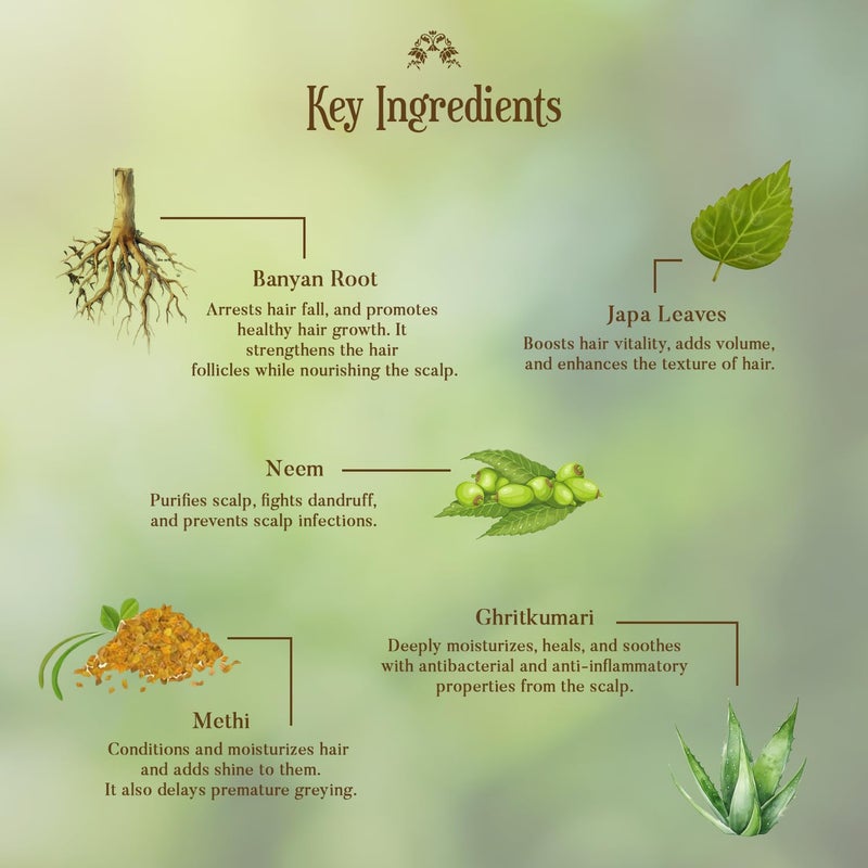 OHRIA Banyan Root Hair Tonic  Anti Hair Fall Healthy Lustrous - Image 2