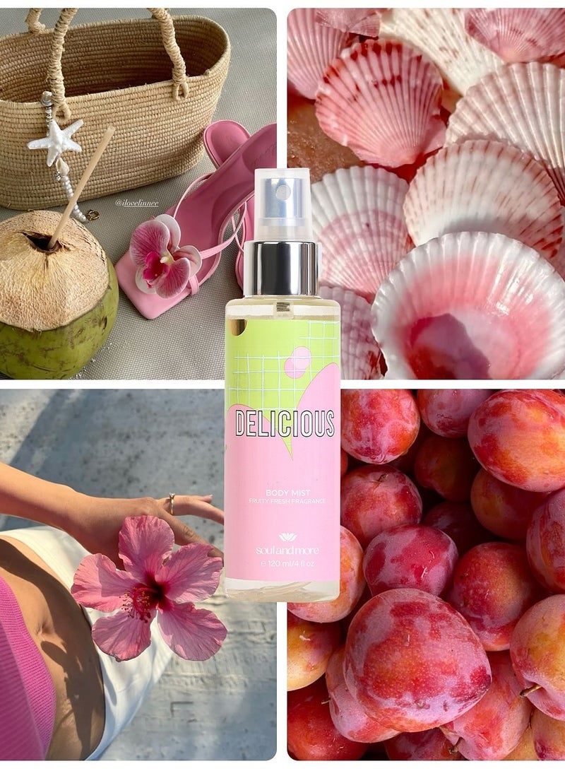 SOUL & MORE Delicious set of 3 (Splash 120ml-Lotion 120 ml -Shower gel 500 ml) - Image 2