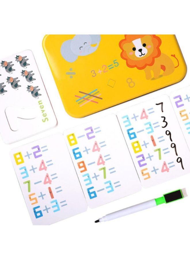 Educational Toys Reusable Math Learning Puzzle Cards for kids - Image 1