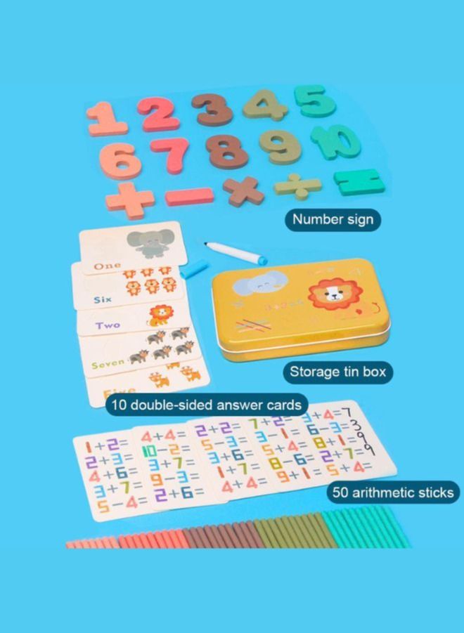 Educational Toys Reusable Math Learning Puzzle Cards for kids - Image 5