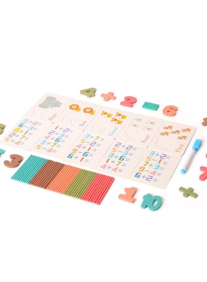 Educational Toys Reusable Math Learning Puzzle Cards for kids - Image 2