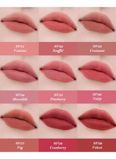 Flower Knows Strawberry Cupid Cake Lip Cream Hydrating Velvet Matte Lipstick Smudge-Proof Creamy Texture-V04 Meredith  - Image 4