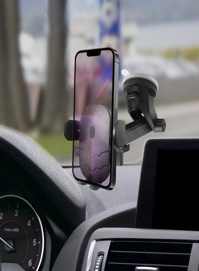 Cellet Dashboard Phone Mount, Reusable Suction Cup Dashboard Phone Holder with 360 Degree Rotation and Extendable 270 Degree Arm - Image 4