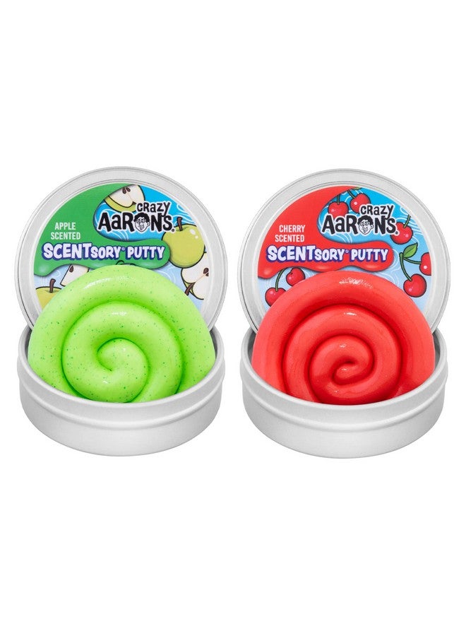 Crazy Aaron's Crazy Aaron’S Scentsory® Thinking Putty® Bundle - Crisp Apple And Very Cherry  - Image 1
