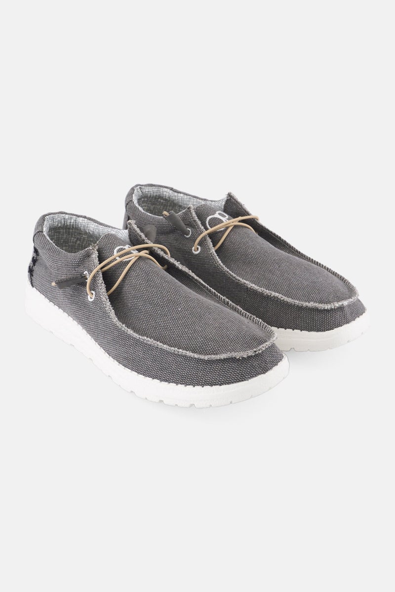 Ocean Pacific Men Lace Up Casual Shoes, Grey - Image 1