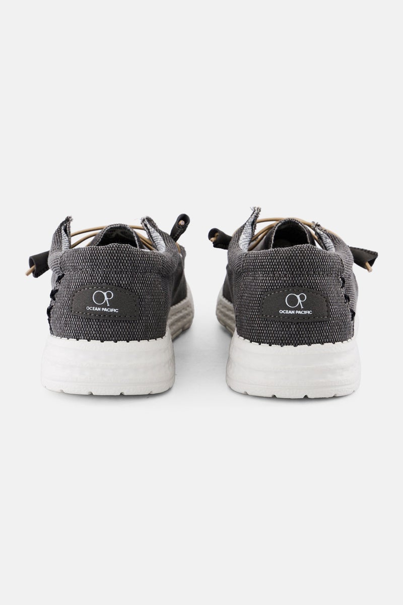 Ocean Pacific Men Lace Up Casual Shoes, Grey - Image 4