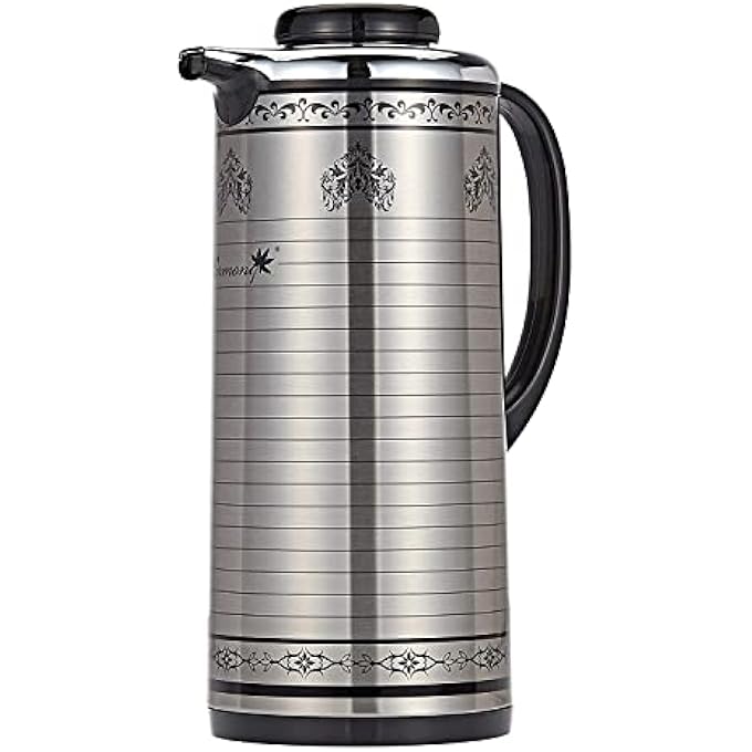 ريحني وعاء القهوة المصنوع من الفولاذ المقاوم للصدأ سيلفر - Image 1