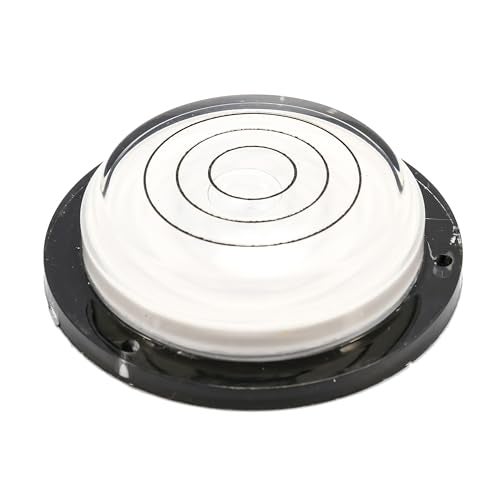 Camco Camper/RV Level - Features Bullseye Bubble Level Design for Fast Settling - Reads 360-Degrees Simultaneously - Can be Mounted or Free Standing (25573) - Image 1