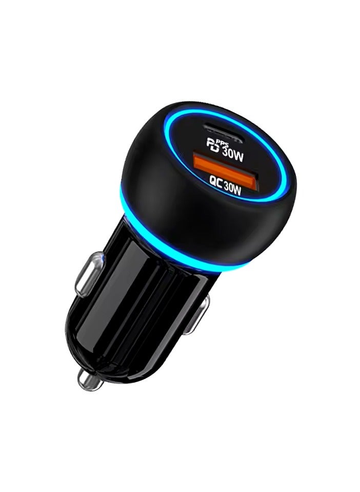 YEZLER YL-38 Quick Car Charger, PD38W Super Fast Charge, Dual PD+USB Fast Charging, Multi-Device Rapid Charging Solution - Image 3