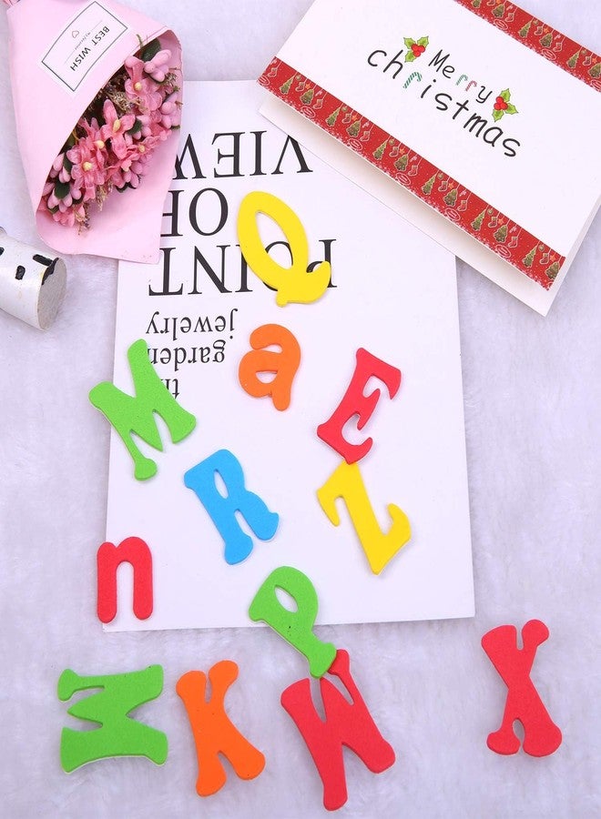 Aneco 1040 Pieces Foam Letter Alphabet Stickers Self-Adhesive Capital Case Letters Stickers for Arts Craft Supplies, Assorted Colors - Image 4