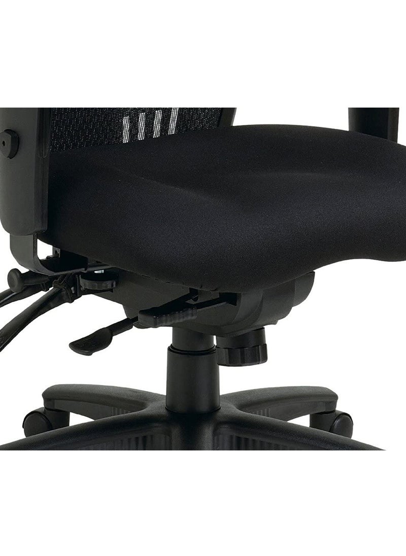 Mahmayi 92892 High Back Managers Chair with Adjustable Arms Multi-Function and Seat Slider