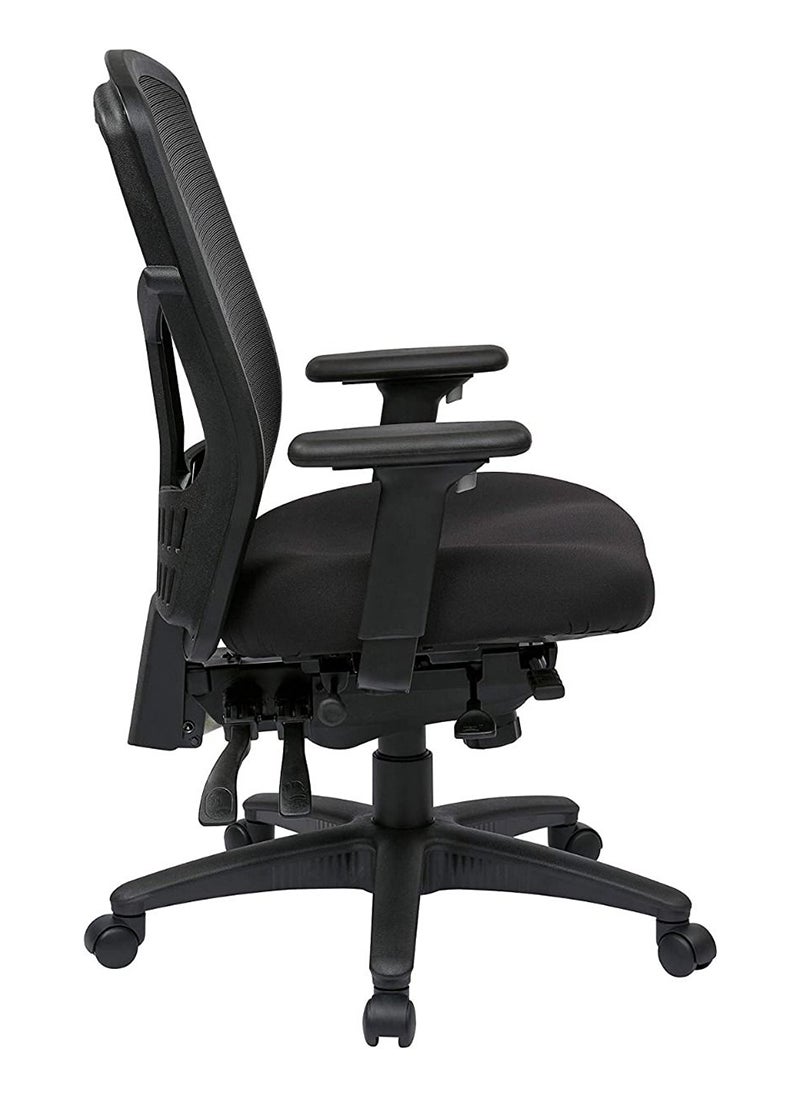 Mahmayi 92892 High Back Managers Chair with Adjustable Arms Multi-Function and Seat Slider