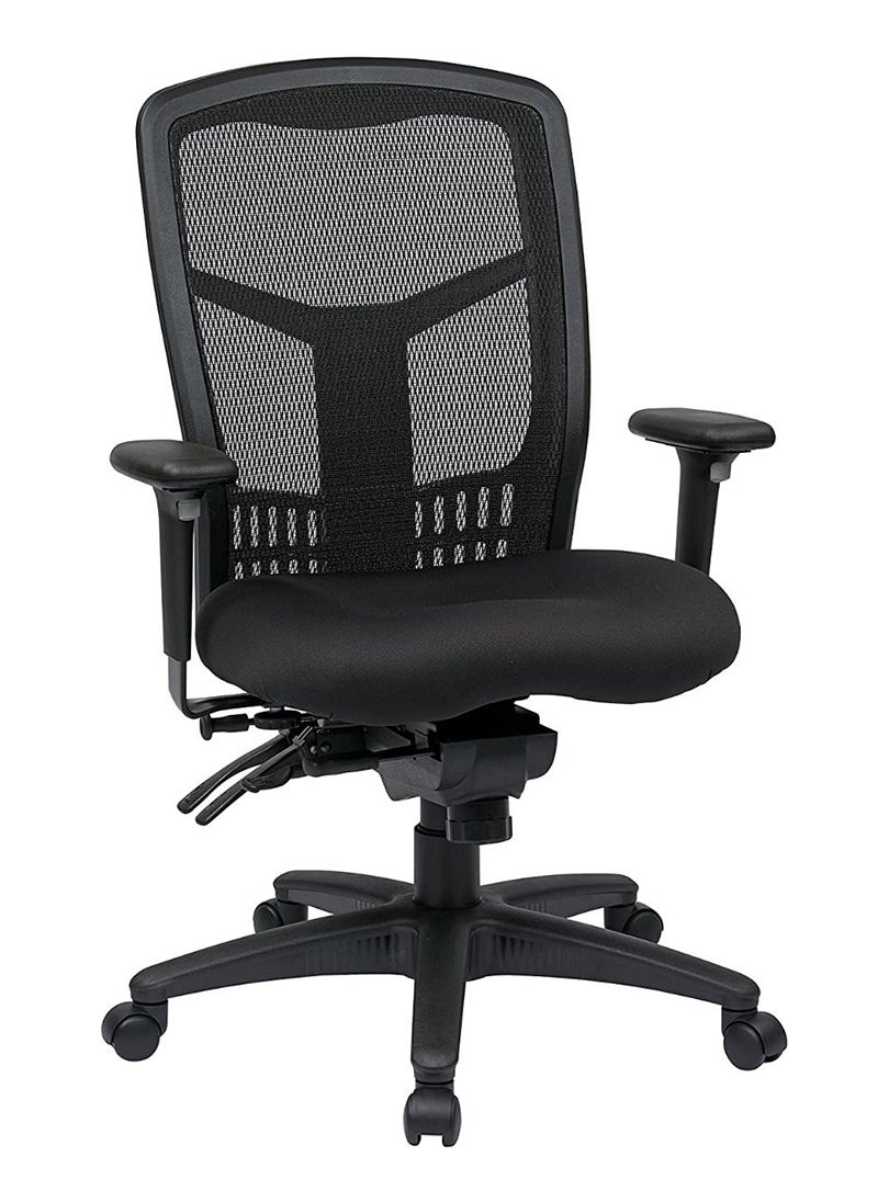 Mahmayi 92892 High Back Managers Chair with Adjustable Arms Multi-Function and Seat Slider
