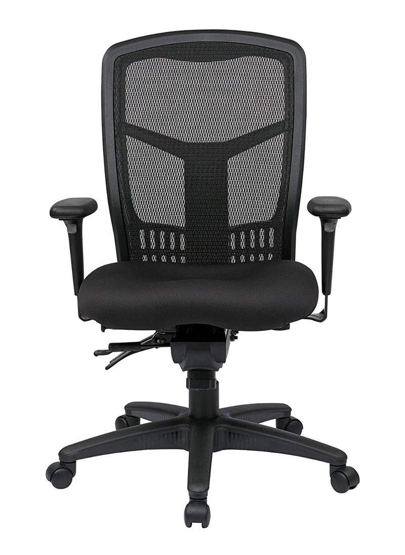 Mahmayi 92892 High Back Managers Chair with Adjustable Arms Multi-Function and Seat Slider