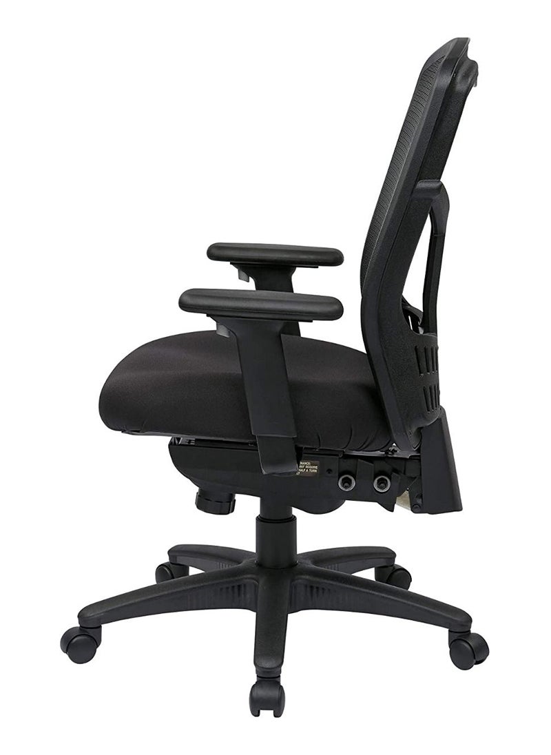 Mahmayi 92892 High Back Managers Chair with Adjustable Arms Multi-Function and Seat Slider