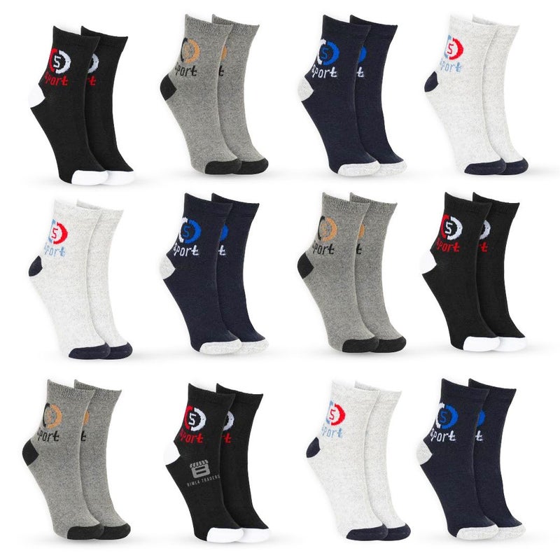 CRAE Cotton Solid Ankle Socks for Men & Women- Soft, Breathable & Comfortable Socks for Sports, Gym, Running & Casual Use, Multicolor, Free Size (SK001_PO12) - Image 5