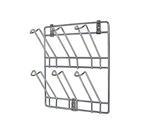 Nirgun Empex Stainless Steel Wall Mounting Glass StandWater Glass Holder for Kitchen 6 Glass Storage Wall Hanging Glass Stand 6 Glass Holder Storage - Image 3