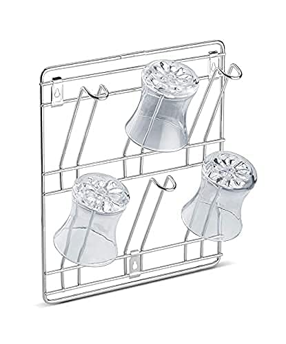 Nirgun Empex Stainless Steel Wall Mounting Glass StandWater Glass Holder for Kitchen 6 Glass Storage Wall Hanging Glass Stand 6 Glass Holder Storage - Image 1