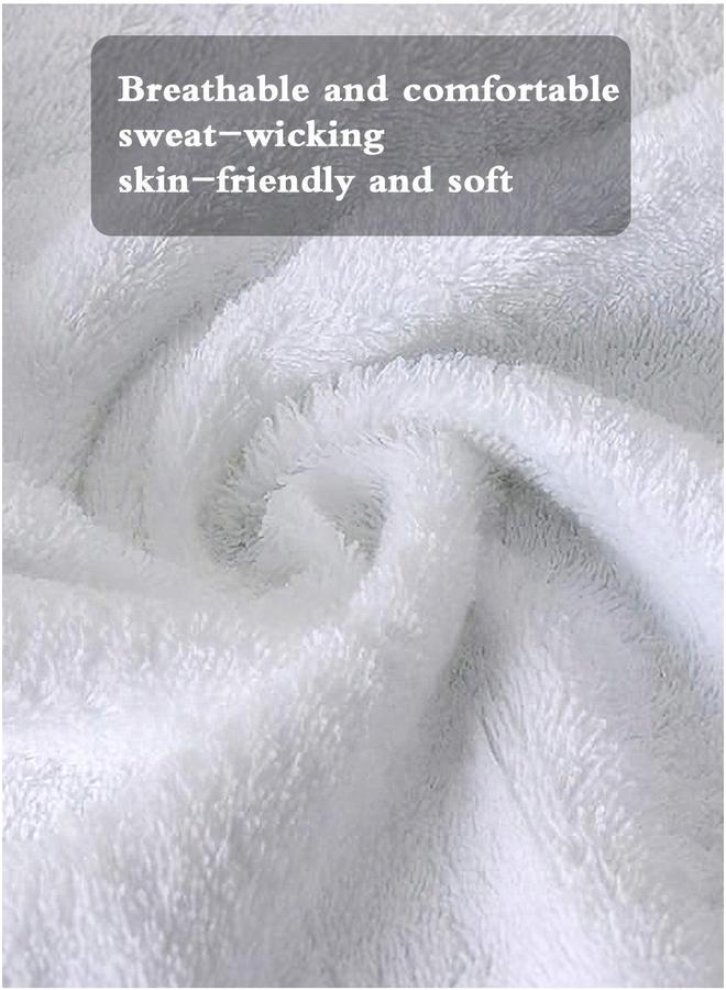 HOMESTAR 3PCS Cotton Bath Towel Set Fast Absorbent Skin-friendly and Soft Towel*1PCS 2PCS Towels White - Image 5