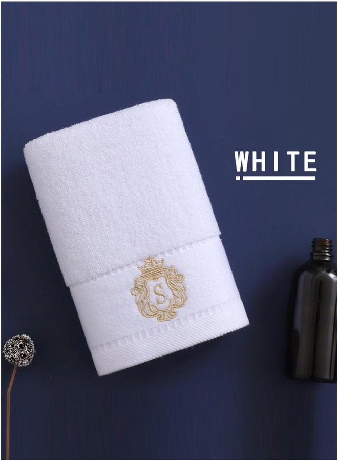 HOMESTAR 3PCS Cotton Bath Towel Set Fast Absorbent Skin-friendly and Soft Towel*1PCS 2PCS Towels White - Image 3