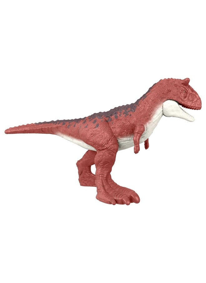 Mattel Games Jurassic World Toys Dominion Carnotaurus Clash Pack 5 Mini Toys Including 1 Human Figure & 4 Dinosaurs In Truckthemed Package  - Image 4