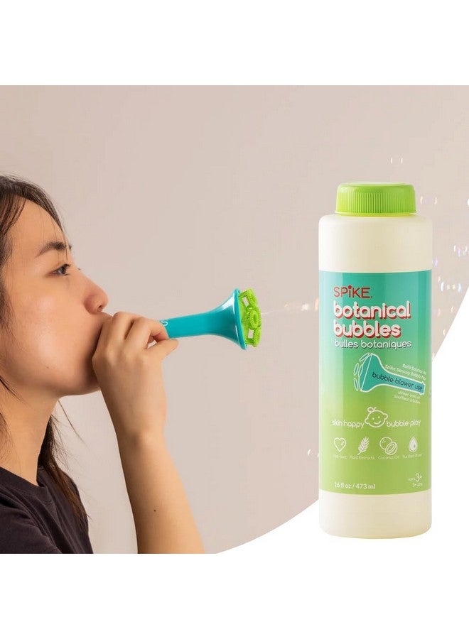 Spike Aby Botanical Bubble Solution For Sensitive Skin - 16 Oz Refill For Spike Blower Wand And Manual Bubble Toys - Ready To Use - Mess Free - Non Toxic - Image 5