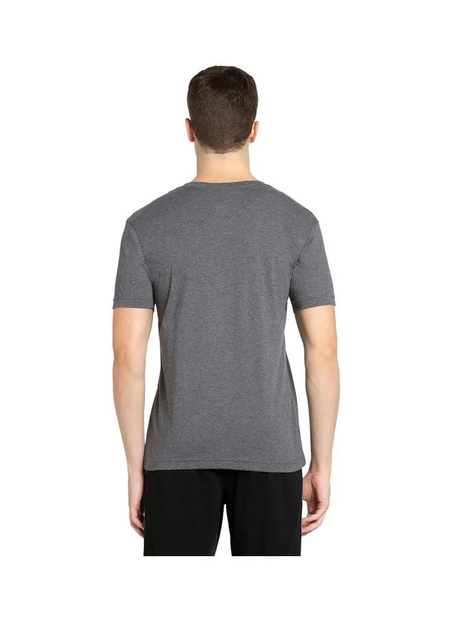 JOCKEY 2726 Men Super Combed Cotton Rich Solid V Neck Half Sleeve T Shirt