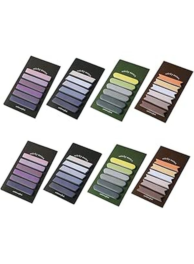 Gradient Memo Stickers Tearable Notepads 8 Sets For Office Study Organization - Image 1