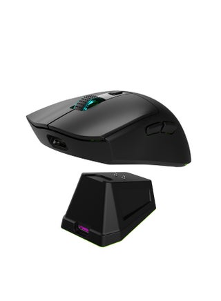 Wireless Bluetooth Gaming Mouse for Windows, Mac, IOS, Android, Computer Mice with USB Receiver, Lightweight Gaming Mouse with Magnetic RGB Charging Dock, 800/1200/1600 DPI, Black - pzsku/ZC1FA83B5E28F4FA81273Z/45/1753339094/661c33b0-db8e-4d74-b1a9-6af4373a3180