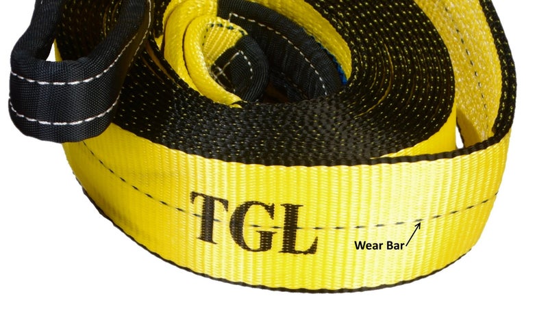 TGL Heavy Duty Tow Strap, 3" x 20', 30,000 lb Break Strength Tree Saver Winch & Recovery Rope, Reinforced Loops - Emergency Strap for Truck, UTV, ATV - Compatible with Jeep Accessories, Ford, Toyota. - Image 5