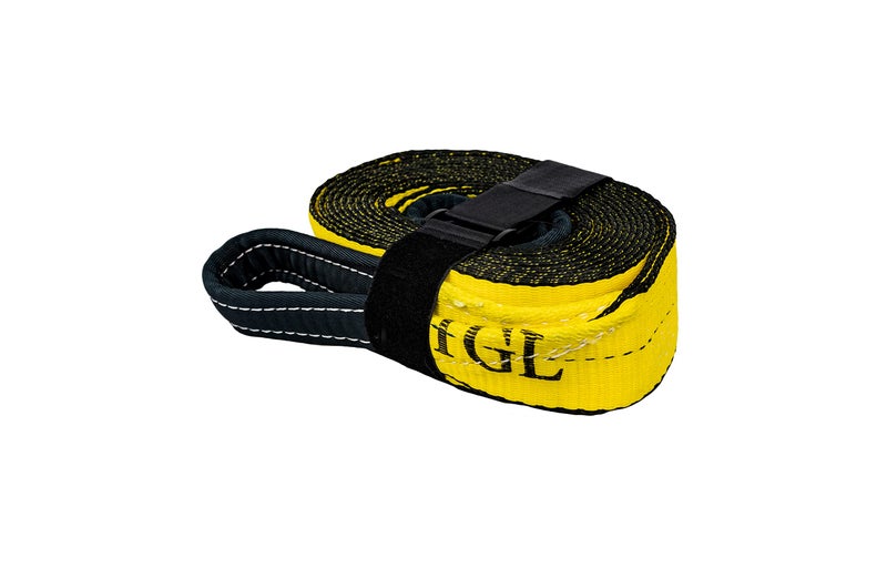 TGL Heavy Duty Tow Strap, 3" x 20', 30,000 lb Break Strength Tree Saver Winch & Recovery Rope, Reinforced Loops - Emergency Strap for Truck, UTV, ATV - Compatible with Jeep Accessories, Ford, Toyota. - Image 1