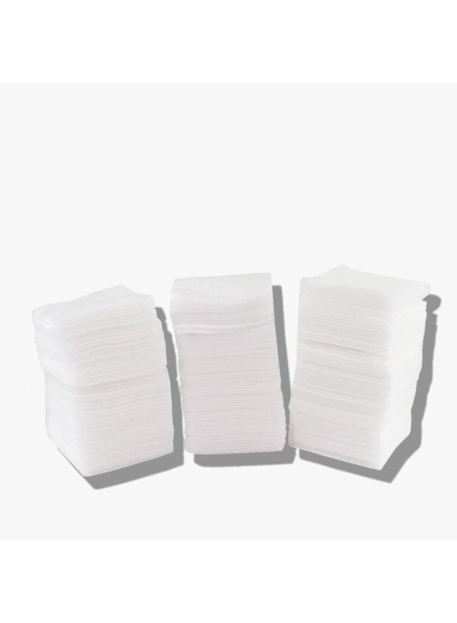 Soft 3 Layer Round Cotton Pads Organic Makeup Remover Rounds Biodegradable for Facial Toner Application Bulk 100PCS - Image 2
