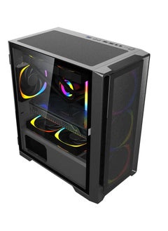 Aurora ATX/M-ATX/ITX Gaming PC Desktop Computer Case with Side Tempered Glass Panels with 6 Fan Support Black - pzsku/ZC1FACCF3920BD0083A4CZ/45/_/1725629341/d5fcfb85-d828-4e87-b63b-d3292688c995