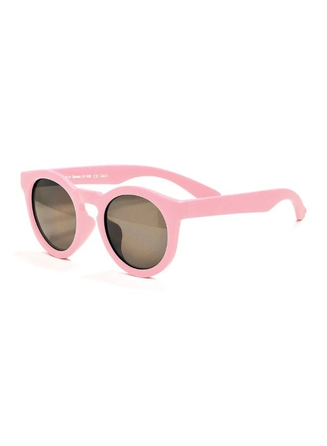 REAL SHADES Chill Polarized Sunglasses for Kids 7+ Dusty Rose, Smoke Lens, 100% UV400 Protection, Unbreakable Flex Frames, Shatterproof Lenses - Image 1