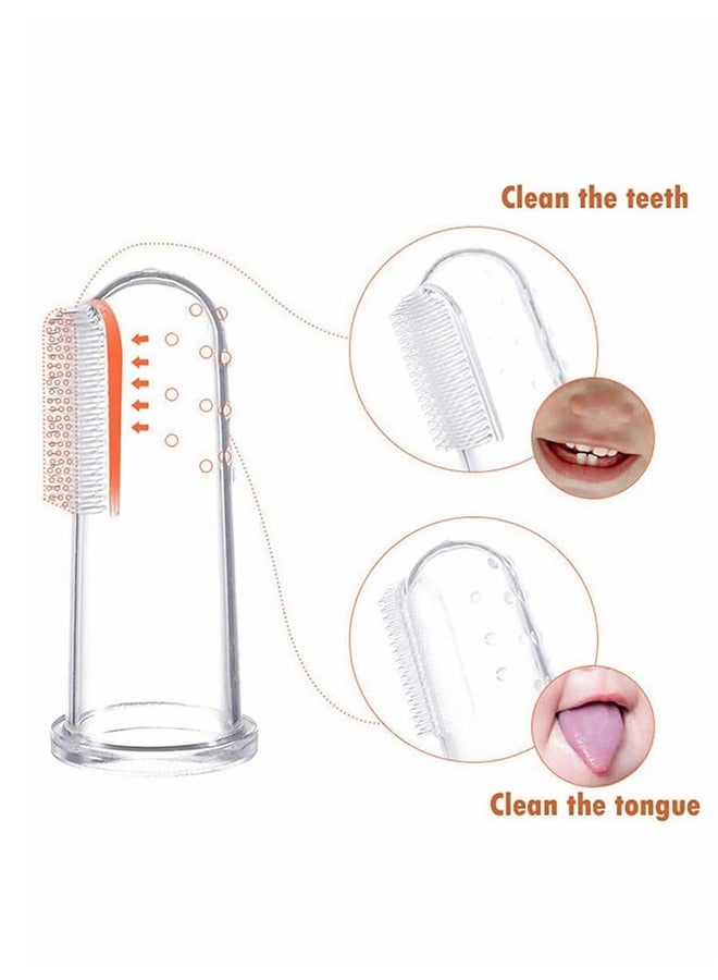 سيوسي مجموعة فراشي أسنان للأطفال مكونة من 3 قطع للأطفال الصغار والأطفال يحبونهم بثلاثة ألوان مختلفة ، أزرق وردي ، شعيرات ناعمة شفافة - Image 2