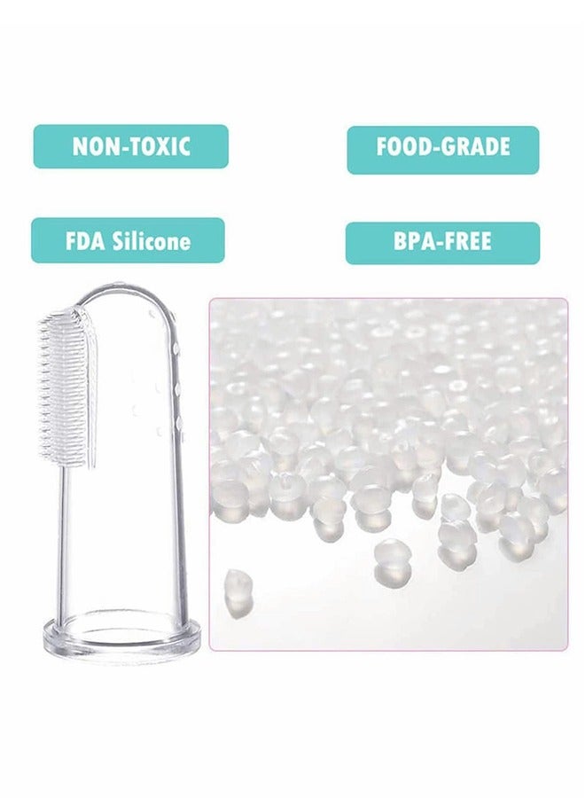 سيوسي مجموعة فراشي أسنان للأطفال مكونة من 3 قطع للأطفال الصغار والأطفال يحبونهم بثلاثة ألوان مختلفة ، أزرق وردي ، شعيرات ناعمة شفافة - Image 3