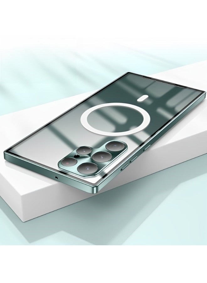 REOCLE Samsung S23 Ultra Case with Yellowing Resistant Protection Magnetic Magsafe Metal Case for Samsung Galaxy S23 S22 S21 Ultra Plus Note 20 Ultra - Image 2