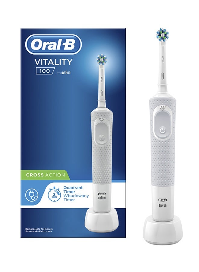 Vitality 100 Cross Action Rechargeablre Toothbrush - Image 1