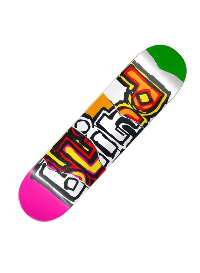 Blind OG Ripped HYB Multi-Neon 8.0" x 31.5" Skateboard Deck (7301223) - Image 2