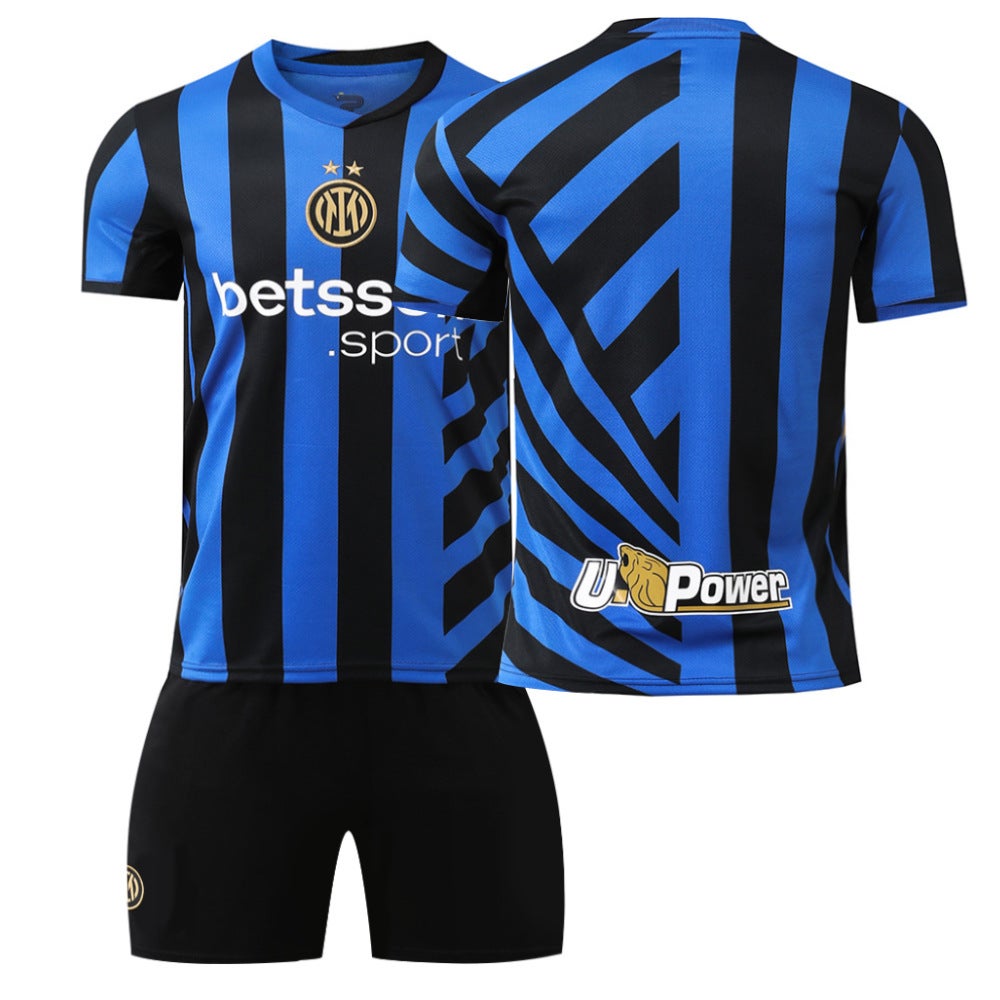 Inter Uniforms Generic 2425 Inter Milan Home Football Uniform Suit 10 Lautaro 9 Thuram ...