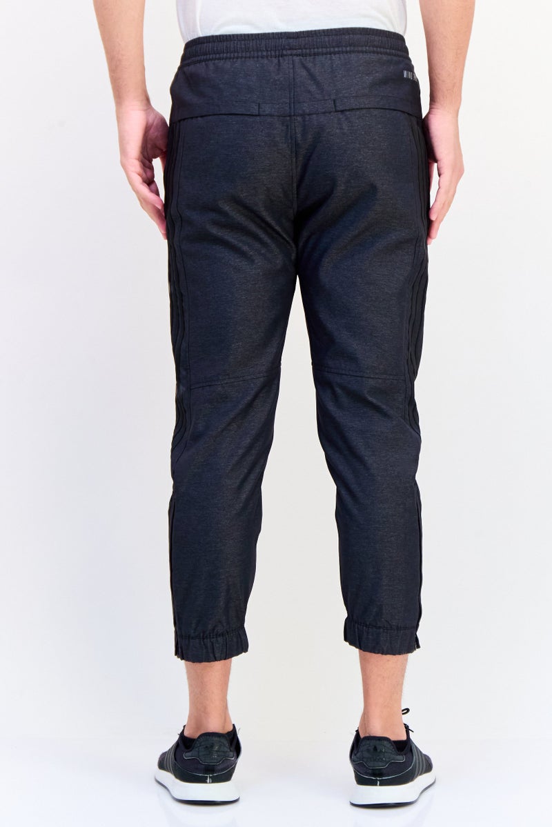 Adidas Men Sportswear Fit Drawstring Training Track Pants, Black  - Image 3