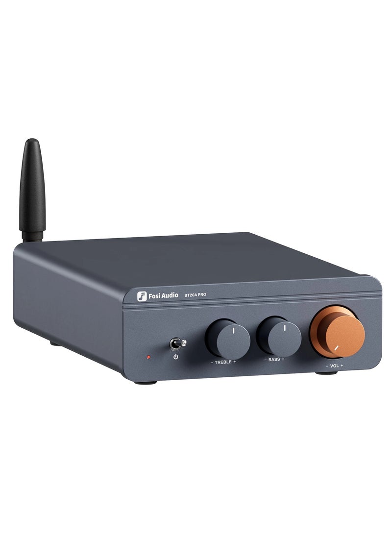 Generic BT20A Pro TPA3255 Bluetooth Sound Power Amplifier, Bass Treble 300W*2 Mini HiFi Stereo Class-D Amplifier, for Home Theater  - Image 1