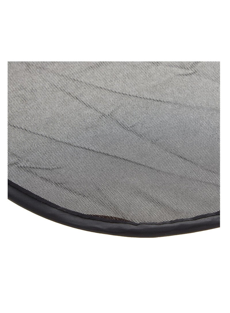 إي سي في في ستائر نوافذ سيارة ECVV للأطفال - 20 بوصة × 12 بوصة (عبوة من 4 قطع) مظلة نافذة جانبية للسيارة لحماية الطفل من وهج الشمس والحرارة تحجب أكثر من 98% من الأشعة فوق البنفسجية الضارة، حاجب شمس النافذة الخلفية - Image 4