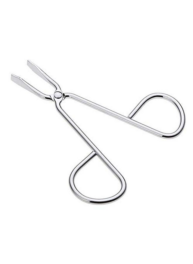 LASSUM Assum 2 Pcs Eyebrow Tweezers Stainless Steel Scissors Shaped Eyebrow Straight Tip Tweezers Clip - Image 5