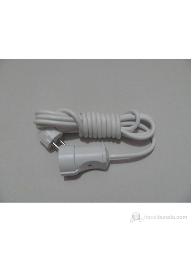 Makel Female-Male Plug with Cord Grounded 3 M 