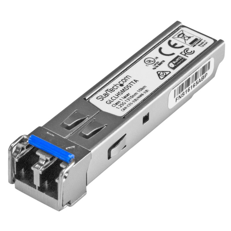 Startech.com StarTechcom Cisco GLCLHSMD Compatible SFP Module 1000BASELXLH 1GbE Single Mode Fiber Optic Transceiver 1GbE SFP LC 10km 1310nm DDM Cisco Firepower ASR920 IE2000 TAA GLCLHSMDSTTA - Image 2