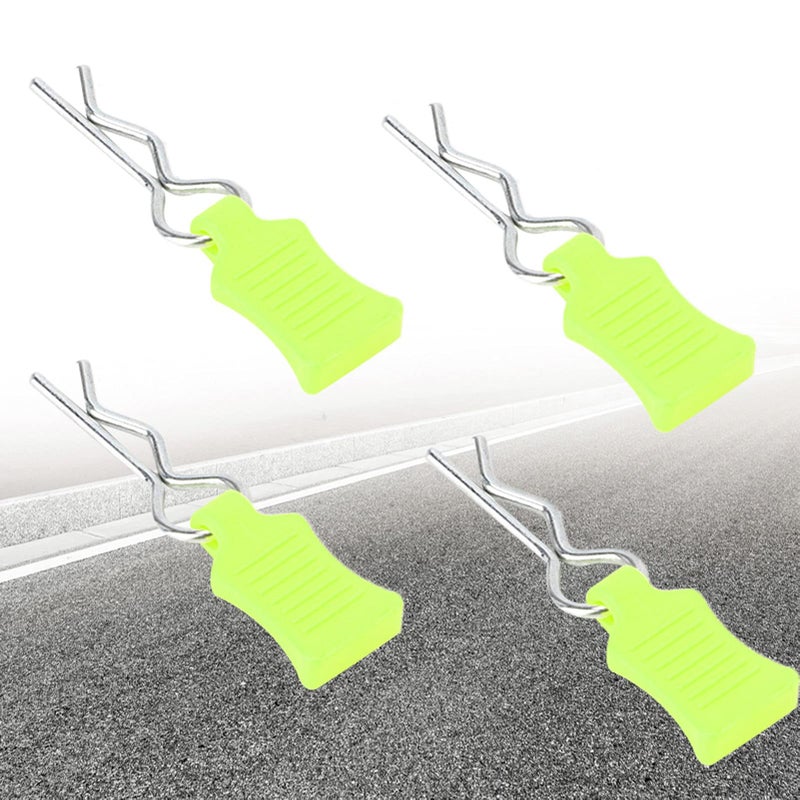 Yellow Green RC Car Body Shell Clip Pin Set For 1 8 1 10 1 12 Scale Models - Image 3