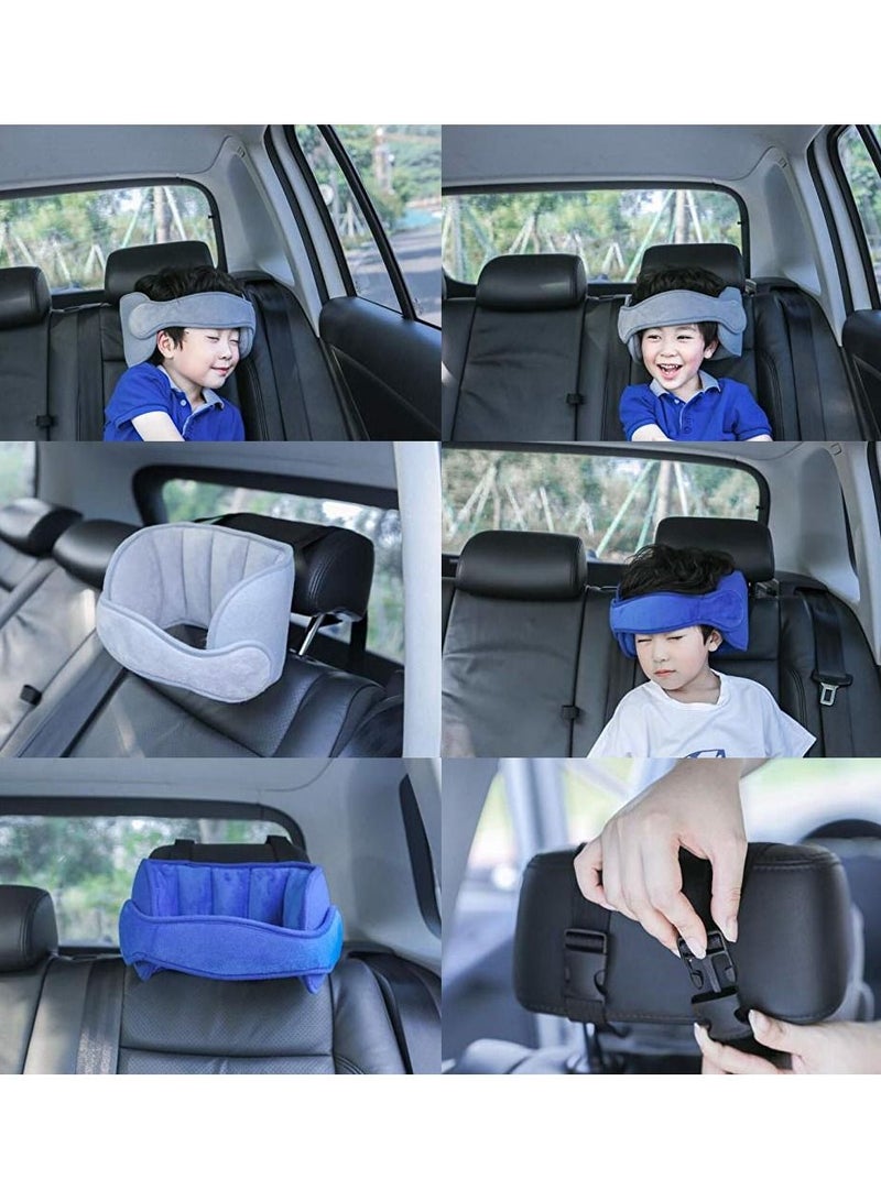 SYOSI Car Head Support, Child Car Seat Head Support Baby Safety Car Seat Neck Relief Holder, Kids Travel Nap Helper Adjustable - Image 4
