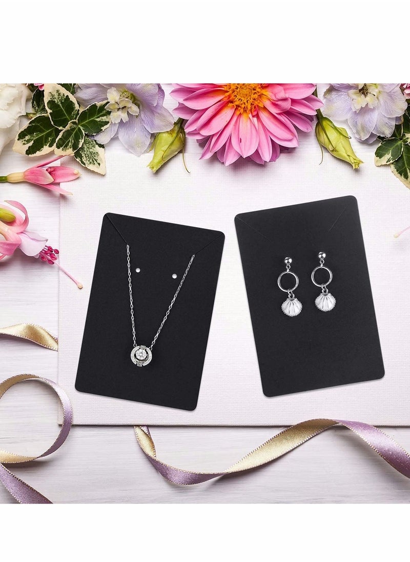 Y&D - Earring Holder Cards, Display Cards set for Earrings Necklace Jewelry and Packaging, 100 Pcs Self- Sealing Bags - Image 1