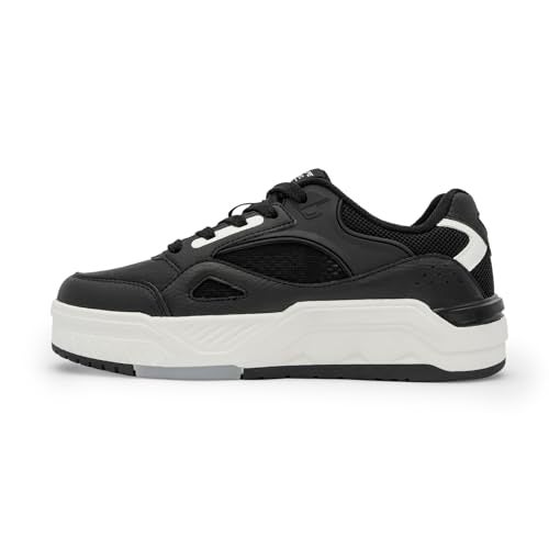 Red Tape Lifestyle Sneakers Shoes for Women | Rounded Front, Soothing Insole & Impact-Resistant Comfort White/Black - Image 3